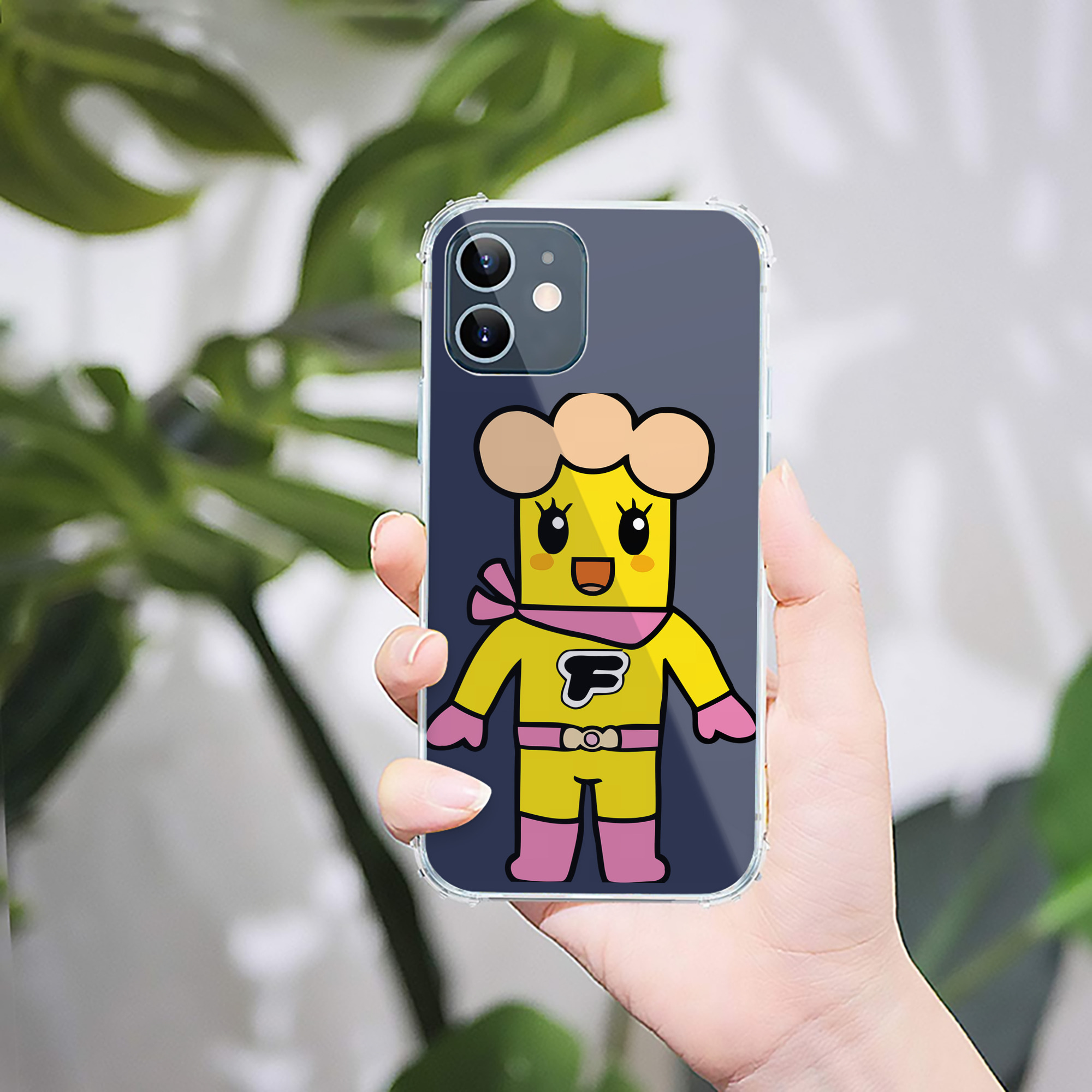（画像用） アンパンマン Anpanman 【iPhone 12シリーズ対応】透明スマホケース（クリアソフトケース）